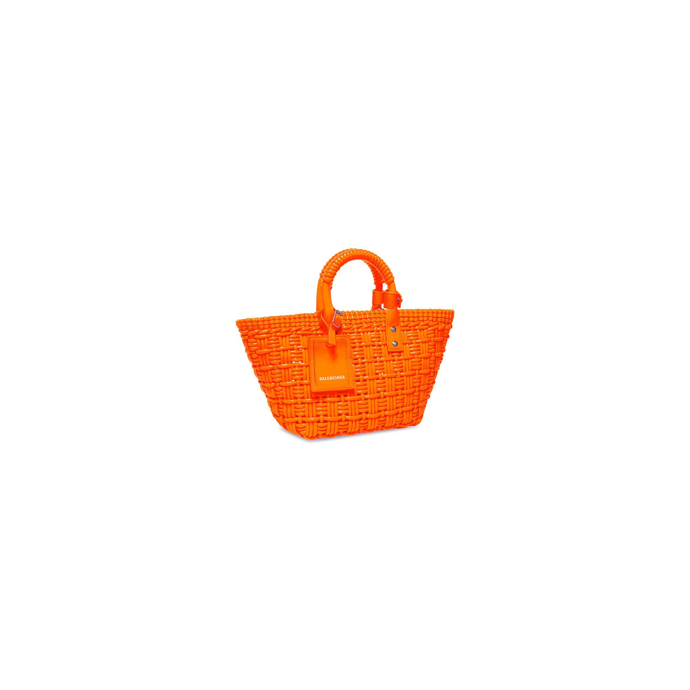 Túi Balenciaga Bistro Xs Basket With Strap Nữ Cam