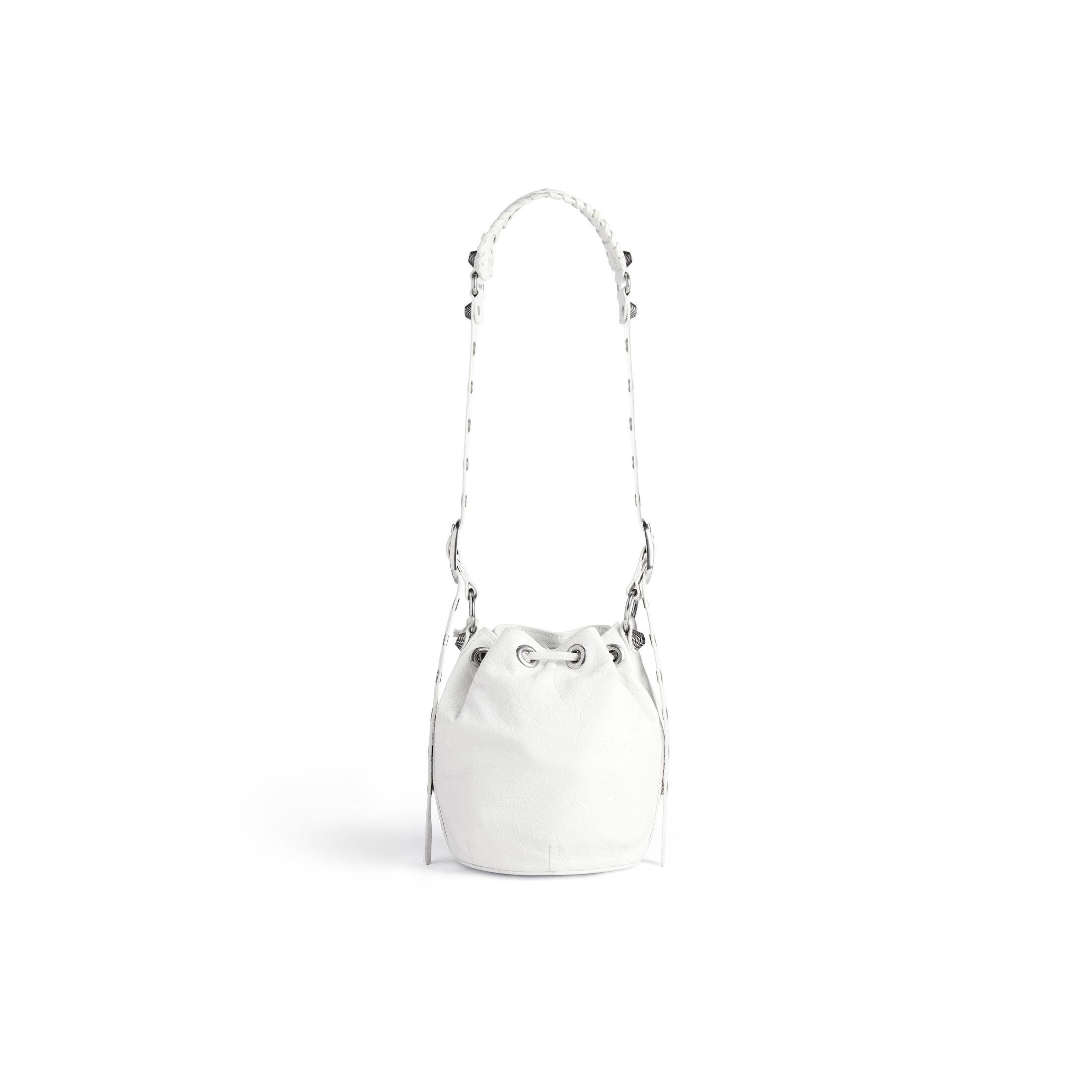 Túi Balenciaga Le Cagole Xs Bucket Bag Nữ Trắng