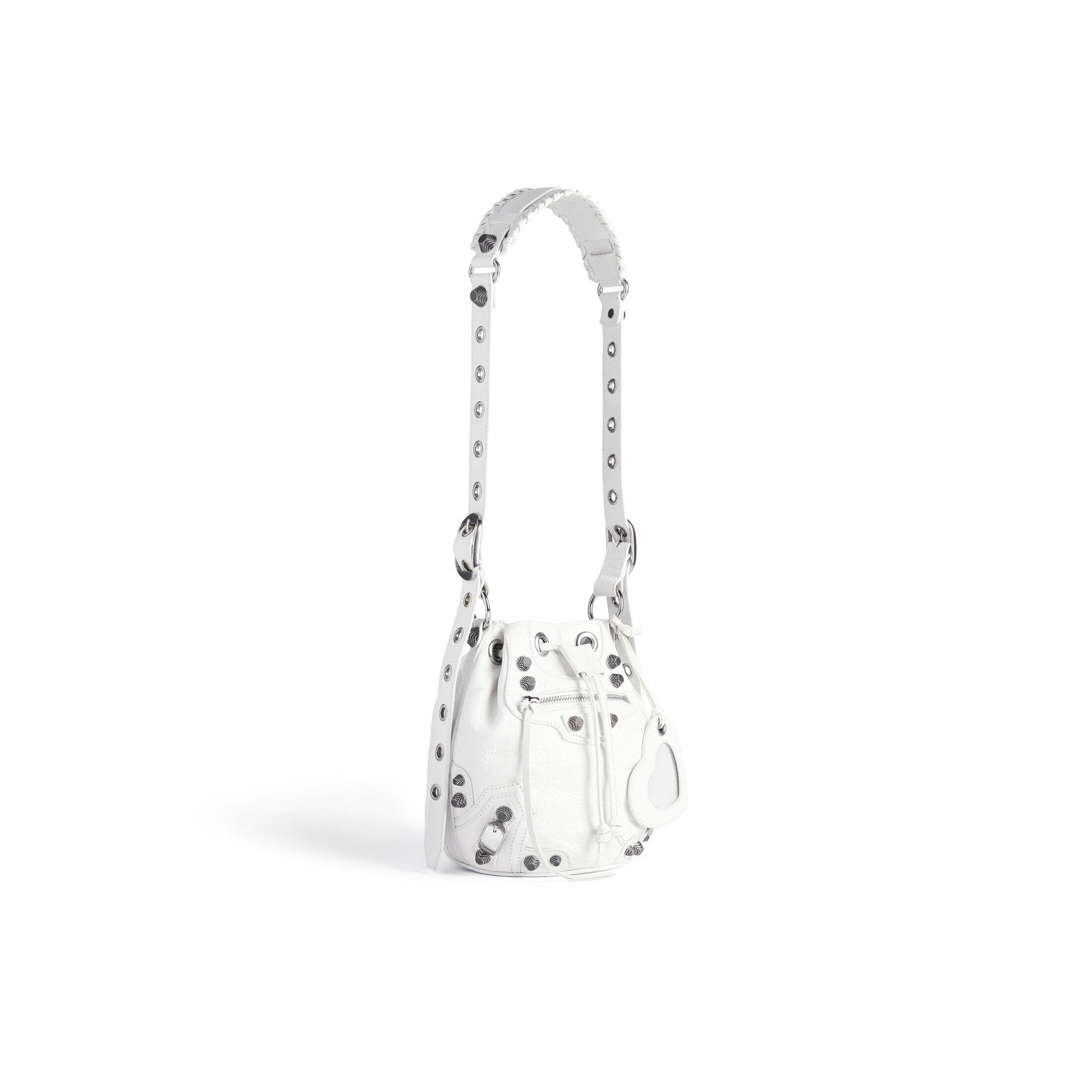 Túi Balenciaga Le Cagole Xs Bucket Bag Nữ Trắng