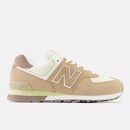 Giày New Balance 574 Nữ Nâu Nhạt