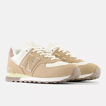 Giày New Balance 574 Nữ Nâu Nhạt