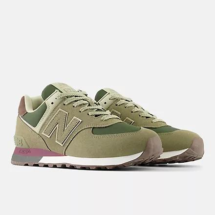 Giày New Balance 574 Nữ Xanh Lá