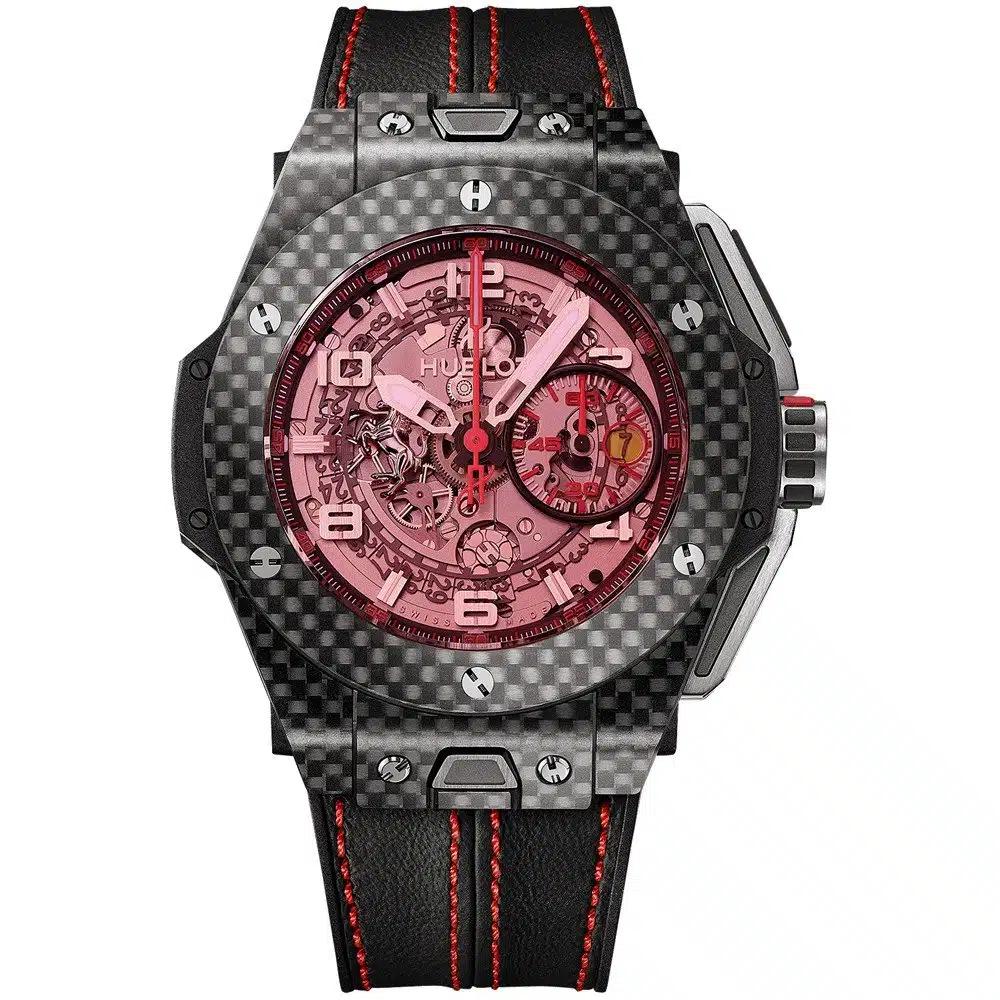 Đồng Hồ Hublot 401.Qx.0123.Vr Big Bang Unico Ferrari 45Mm Nam Đen