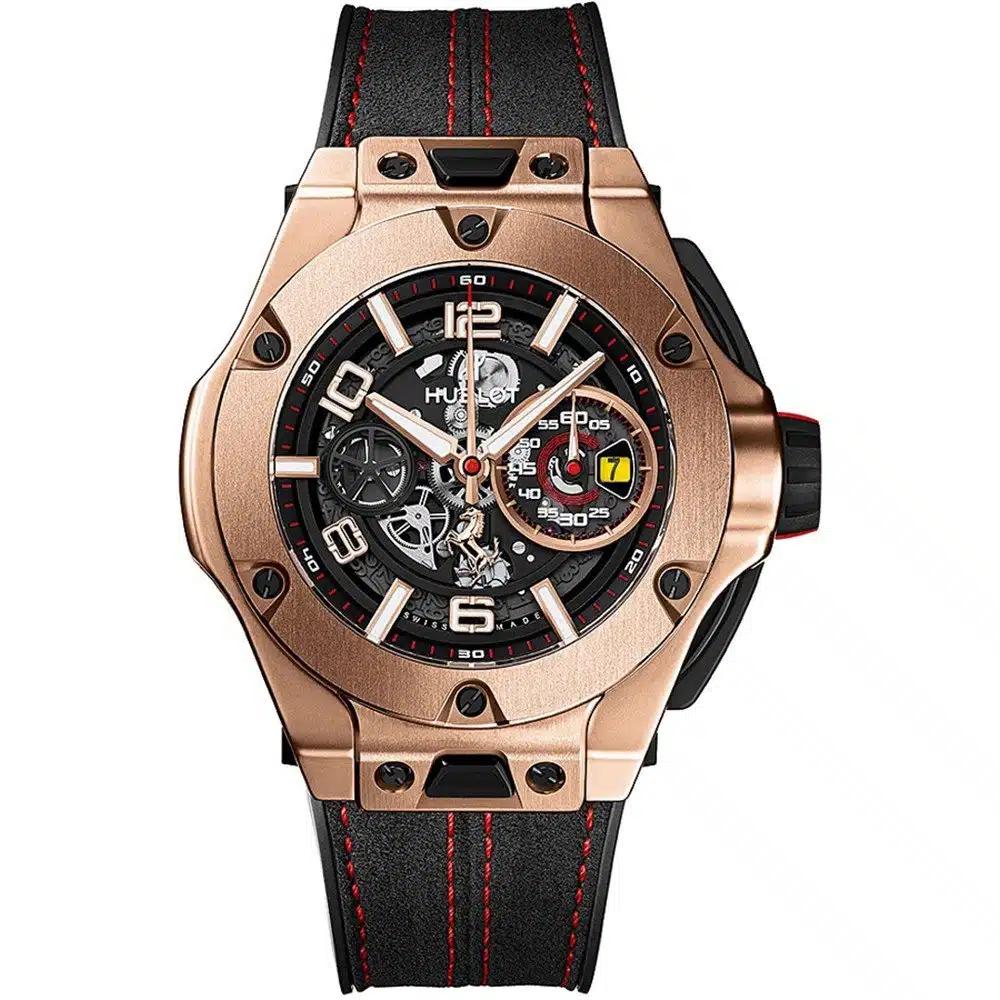 Đồng Hồ Hublot 402.Ox.0138.Wr Big Bang Unico Ferrari 45Mm Nam Đen