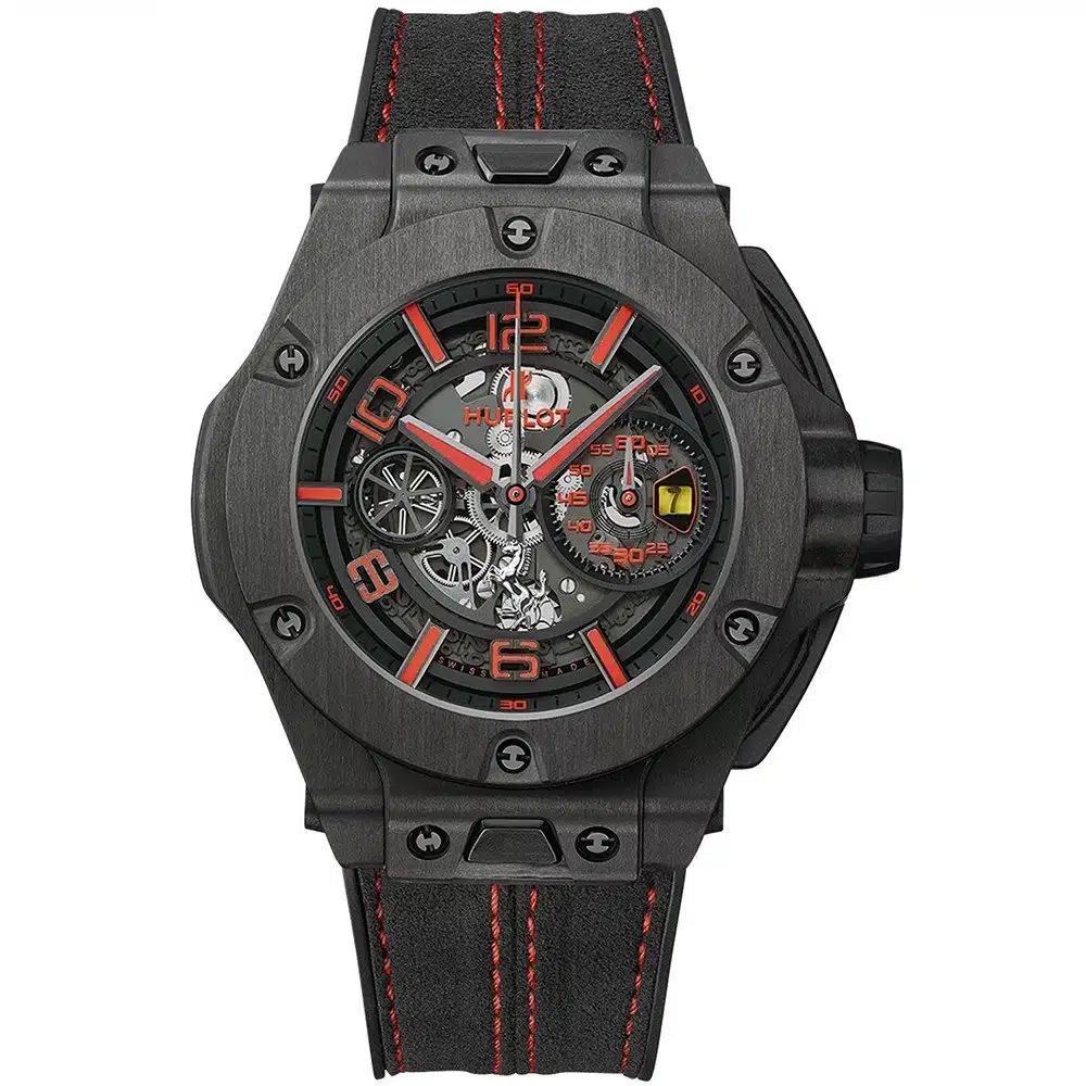 Đồng Hồ Hublot 402.Qu.0113.Wr Big Bang Unico Ferrari 45Mm Nam Đen