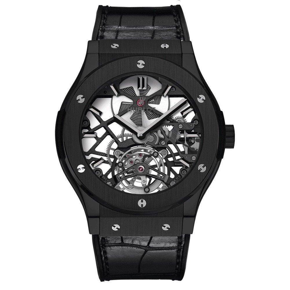 Đồng Hồ Hublot 505.Cm.0140.Lr Classic Fusion Tourbillon 45Mm Nam Đen