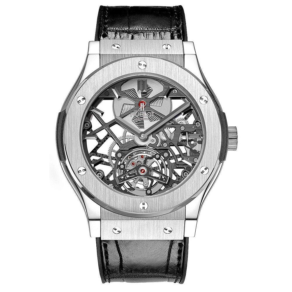 Đồng Hồ Hublot 505.Nx.0170.Lr Classic Fusion Tourbillon 45Mm Nam Bạc