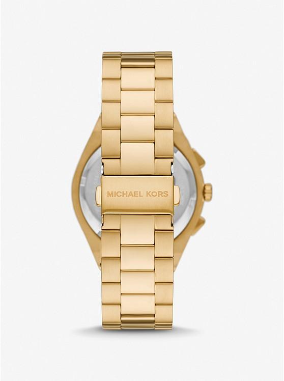 Đồng Hồ Michael Kors Oversized Lennox Gold-Tone Watch Nữ Vàng