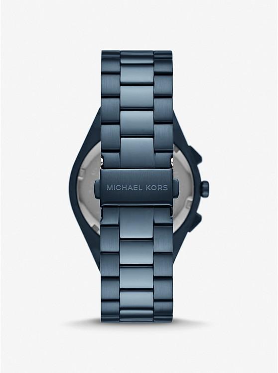 Đồng Hồ Michael Kors Oversized Lennox Blue-Tone Watch Nữ Xanh Navy