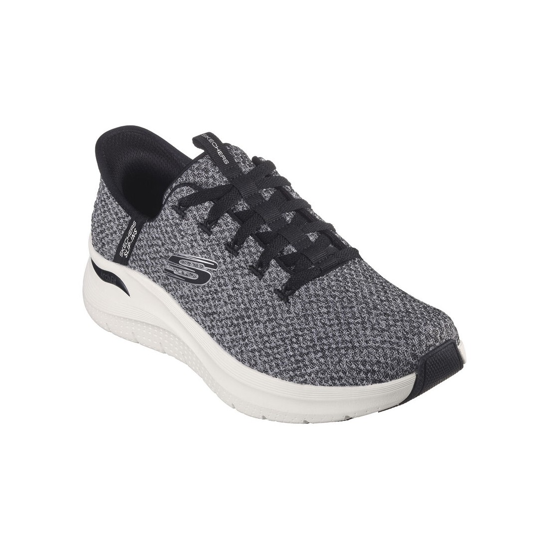 Giày Skechers Slip-Ins: Arch Fit 2.0 - Look Ahead Nam Xám Trắng