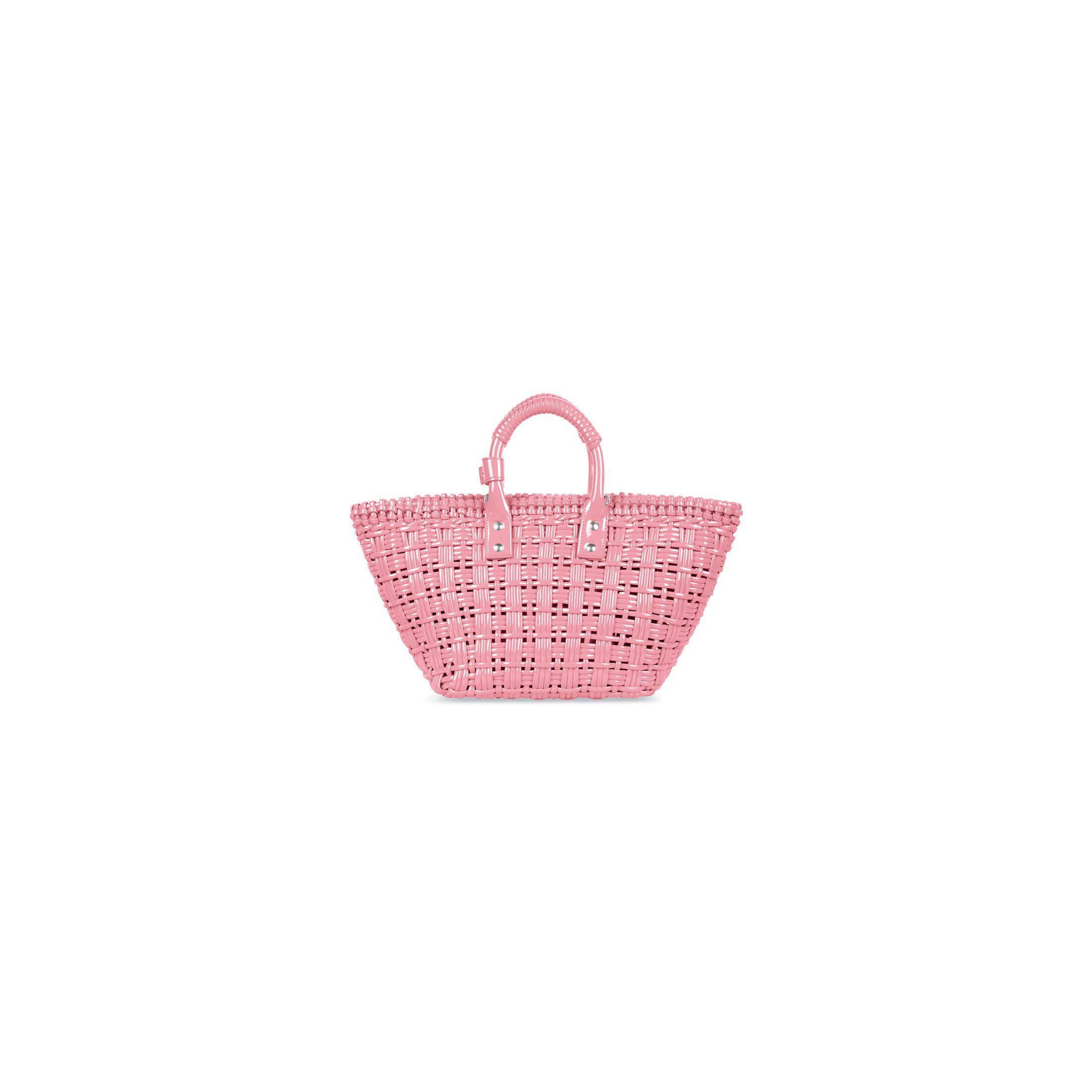 Túi Balenciaga Bistro Xs Basket With Strap Nữ Hồng Nhạt