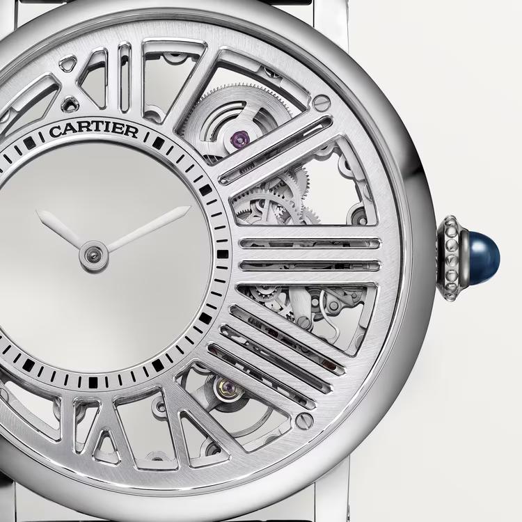 Đồng Hồ Cartier Rotonde De Cartier Watch Nam Xám Đen