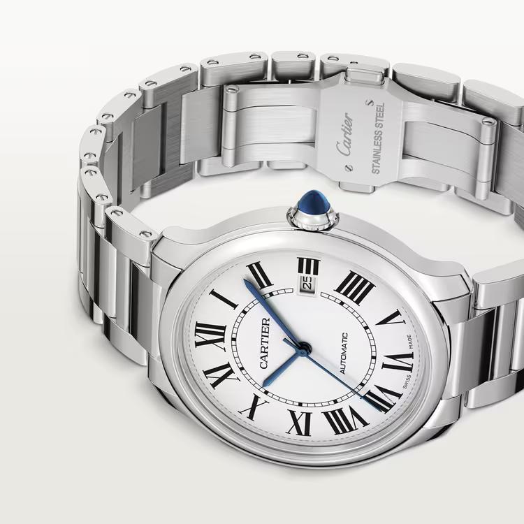 Đồng Hồ Cartier Ronde Must De Cartier Large Watch Nam Bạc