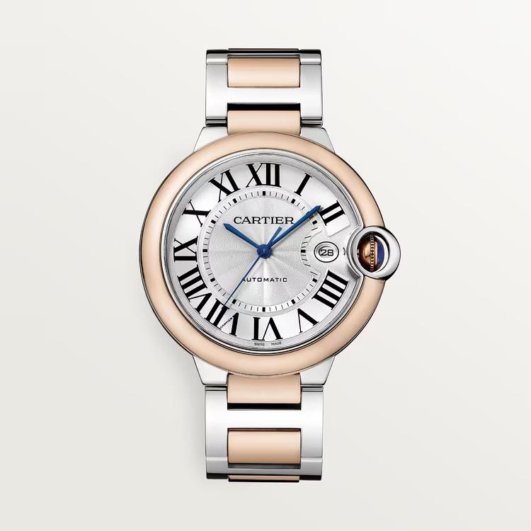 Đồng Hồ Cartier Ballon Bleu De Cartier Large Watch Nam Bạc Hồng