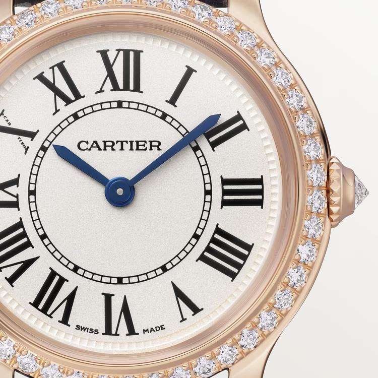 Đồng Hồ Cartier Ronde Louis Cartier Small Watch Nữ Xanh Dương