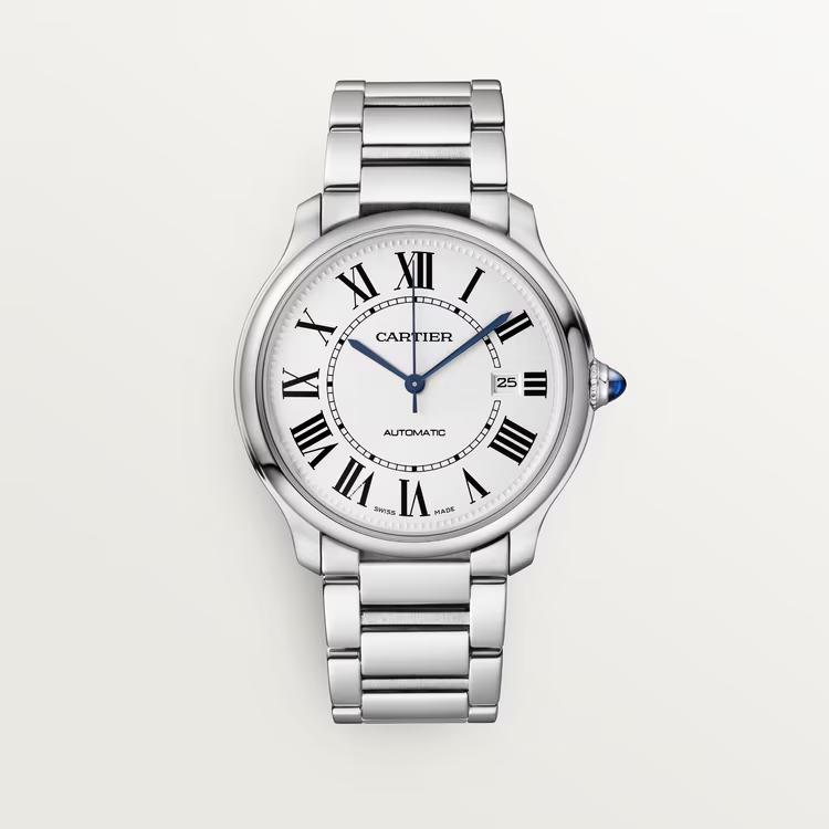 Đồng Hồ Cartier Ronde Must De Cartier Large Watch Nam Bạc