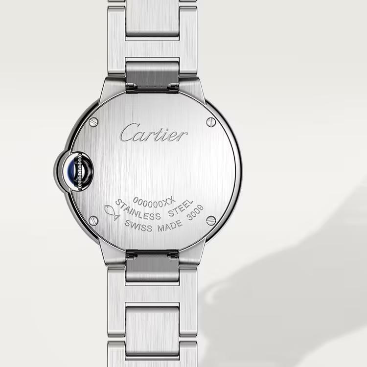 Đồng Hồ Cartier Ballon Bleu De Cartier Small Watch Nữ Bạc Kim Cương