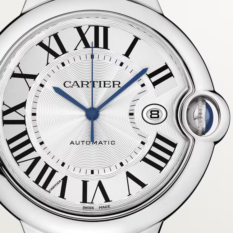 Đồng Hồ Cartier Ballon Bleu De Cartier Large Watch Nam Bạc Trắng