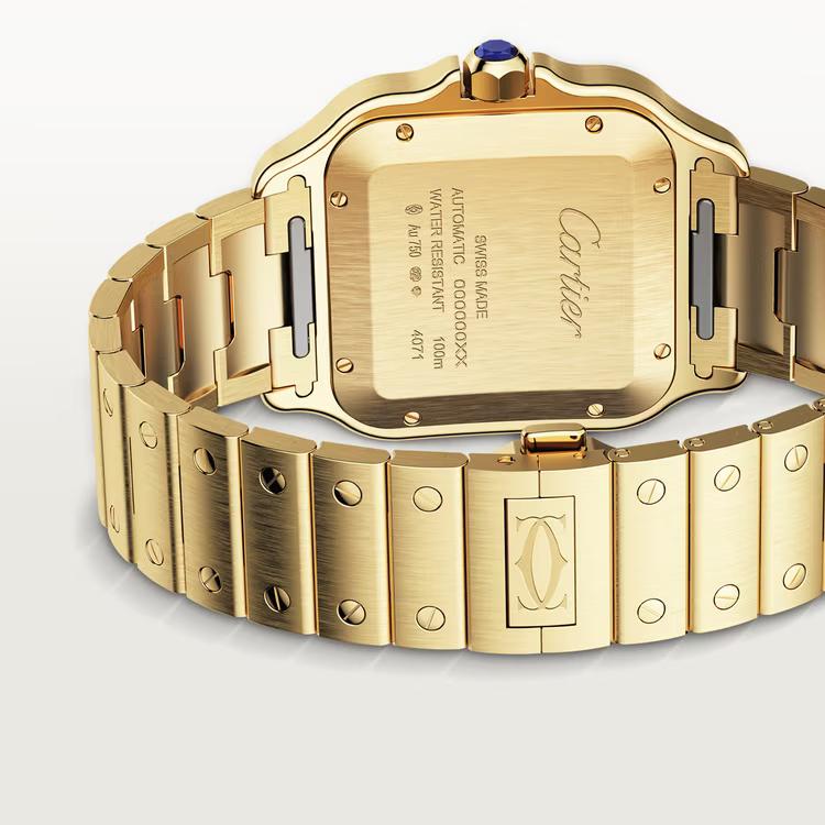 Đồng Hồ Cartier Santos De Cartier Large Watch Nam Vàng