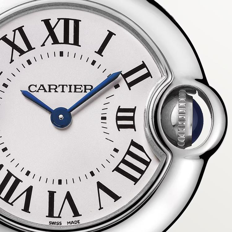 Đồng Hồ Cartier Ballon Bleu De Cartier Small Watch Nữ Bạc Trắng