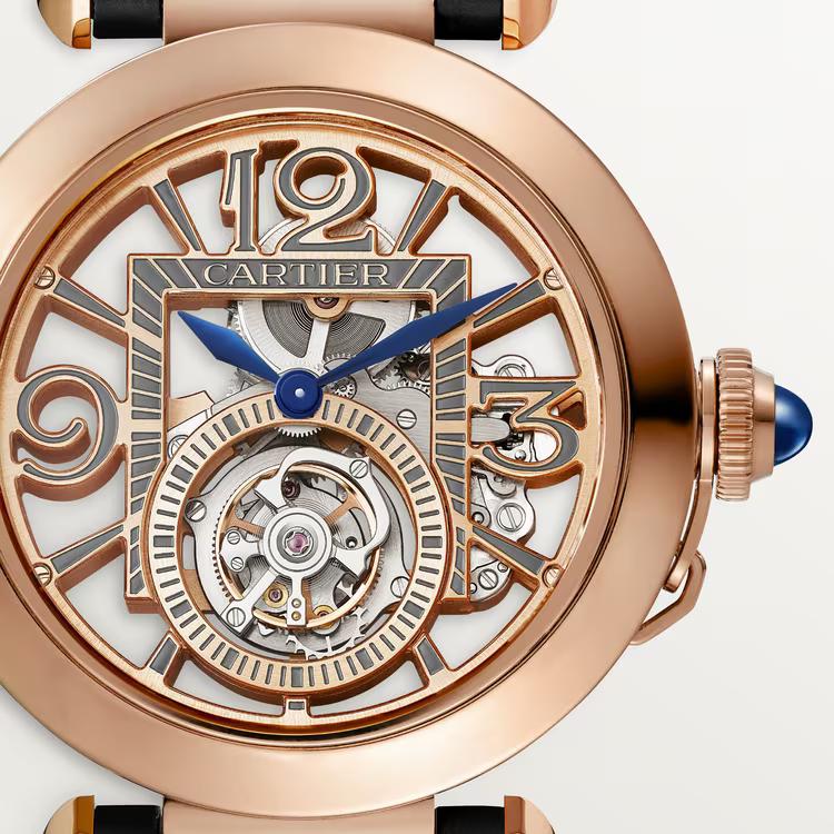 Đồng Hồ Cartier Pasha De Cartier Large Watch Nam Xám Hồng