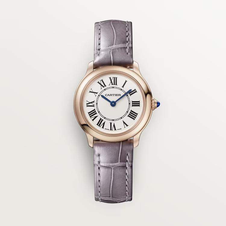 Đồng Hồ Cartier Ronde Louis Cartier Small Watch Nữ Xám