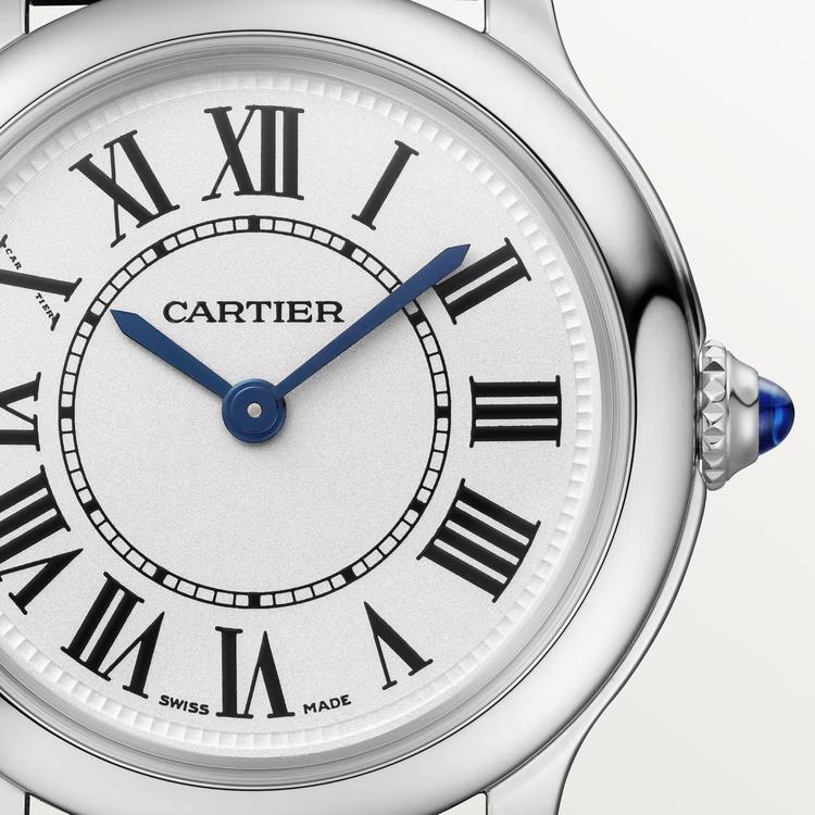 Đồng Hồ Cartier Ronde Must De Cartier Small Watch Nam Đen