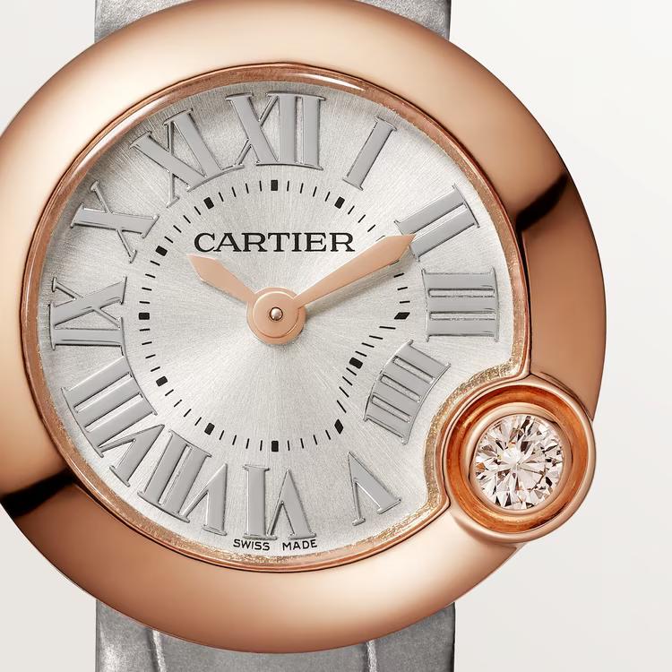 Đồng Hồ Cartier Ballon Blanc De Cartier Watch Nữ Xám