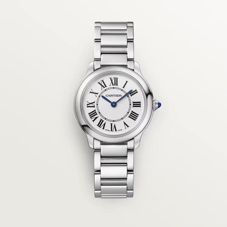 Đồng Hồ Cartier Ronde Must De Cartier Small Watch Nam Bạc