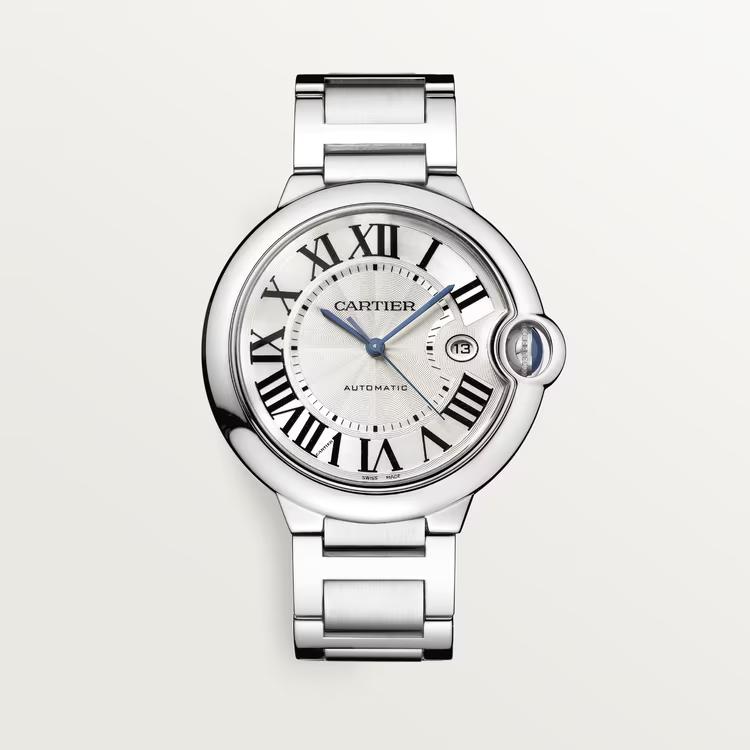 Đồng Hồ Cartier Ballon Bleu De Cartier Large Watch Nam Bạc Trắng