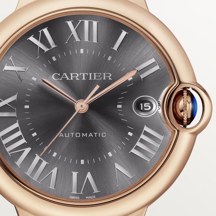 Đồng Hồ Cartier Ballon Bleu De Cartier Large Watch Nam Đen Hồng