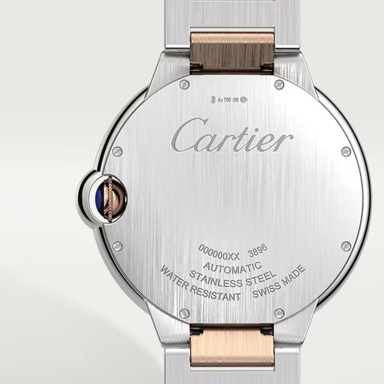 Đồng Hồ Cartier Ballon Bleu De Cartier Large Watch Nam Bạc Hồng