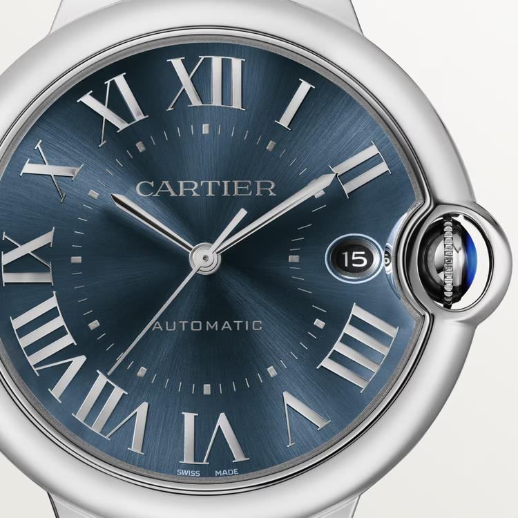 Đồng Hồ Cartier Ballon Bleu De Cartier Large Watch Nam Bạc Xanh Dương