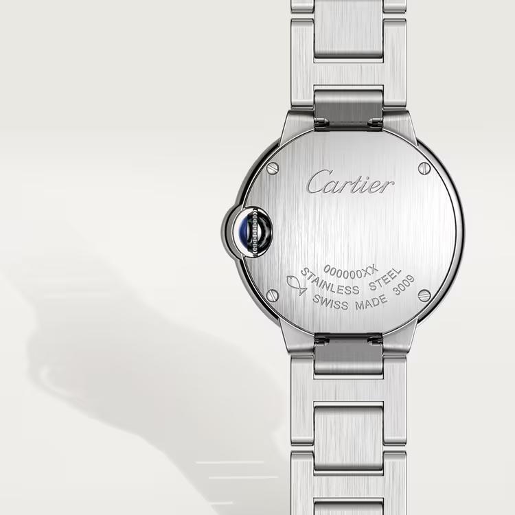 Đồng Hồ Cartier Ballon Bleu De Cartier Small Watch Nữ Bạc Kim Cương