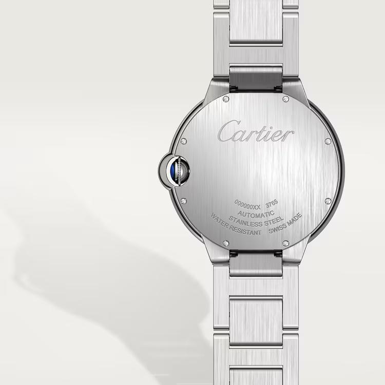 Đồng Hồ Cartier Ballon Bleu De Cartier Large Watch Nam Bạc Trắng