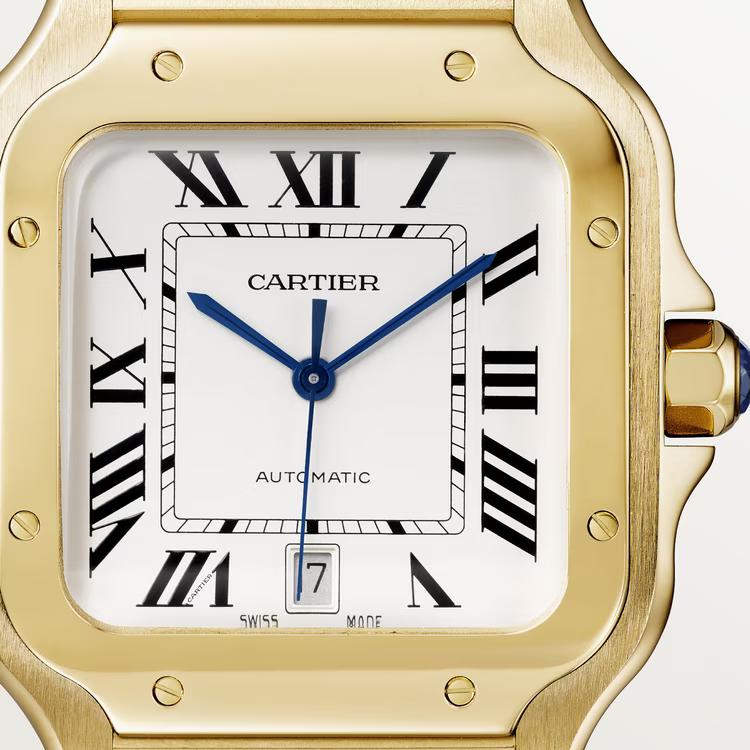 Đồng Hồ Cartier Santos De Cartier Large Watch Nam Vàng