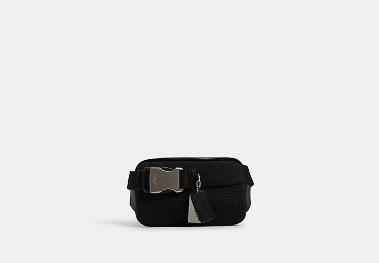 Túi Coach Wyatt Belt Bag With Plaid Print Nam Đen