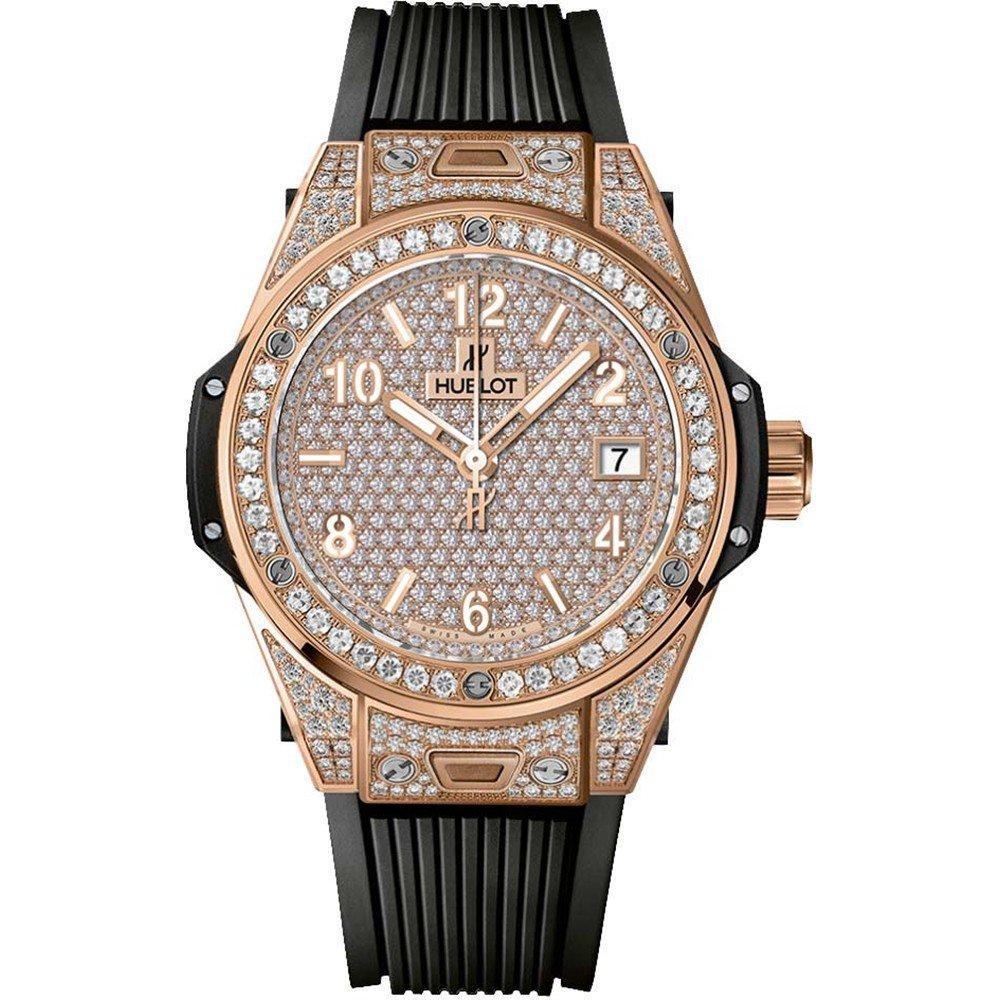 Đồng Hồ Hublot 465.Ox.9010.Rx.1604 Big Bang One Click 39Mm Nữ Đen