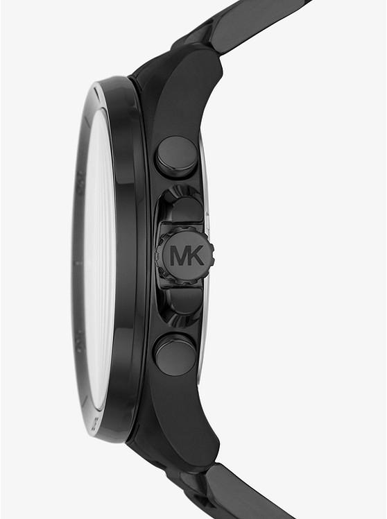 Đồng Hồ Michael Kors Oversized Brecken Black-Tone Watch Nam Đen