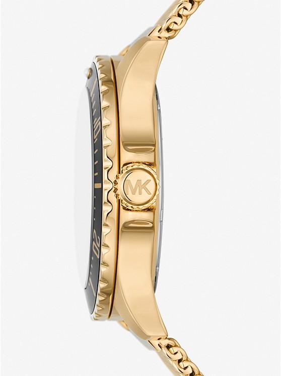 Đồng Hồ Michael Kors Oversized Slim Everest Gold-Tone Mesh Watch Nam Vàng