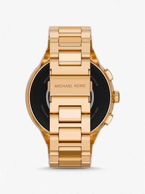 Đồng Hồ Michael Kors Gen 6 Camille Pavé Gold-Tone Smartwatch Nam Vàng