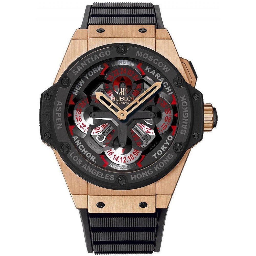 Đồng Hồ Hublot 771.Om.1170.Rx King Power Unico Gmt 48Mm Nam Đen