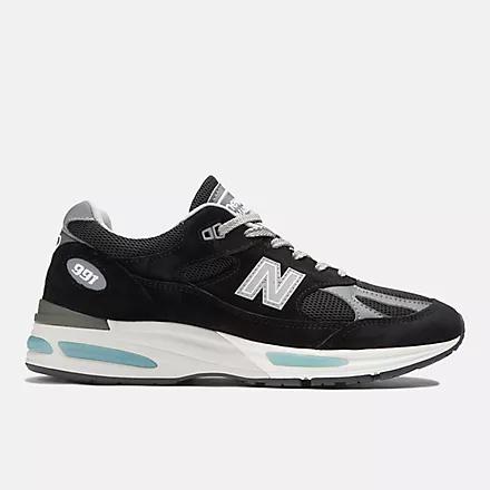 Giày New Balance Made In Uk 991V2 Nữ Đen Trắng