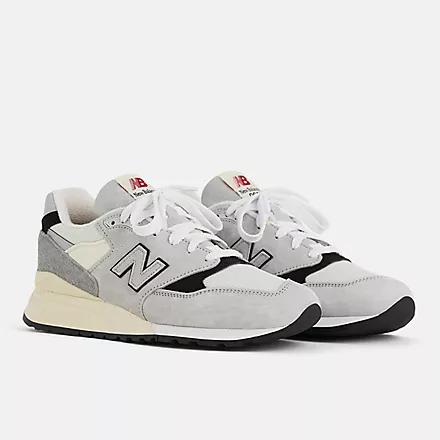 Giày New Balance Made In Usa 998 Nữ Xám Đen