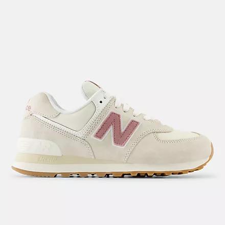 Giày New Balance 574 Nữ Xám Hồng