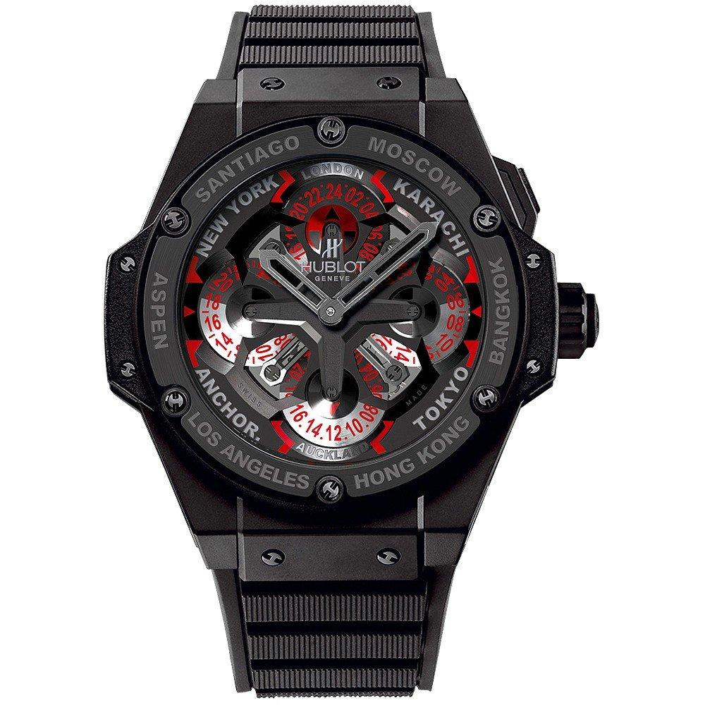 Đồng Hồ Hublot 771.Ci.1170.Rx King Power Unico Gmt 48Mm Nam Đen