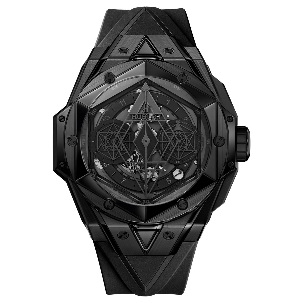 Đồng Hồ Hublot 418.Cx.1114.Rx.Mxm20 Big Bang Unico Sang Bleu Ii All Black 45Mm Nam Đen