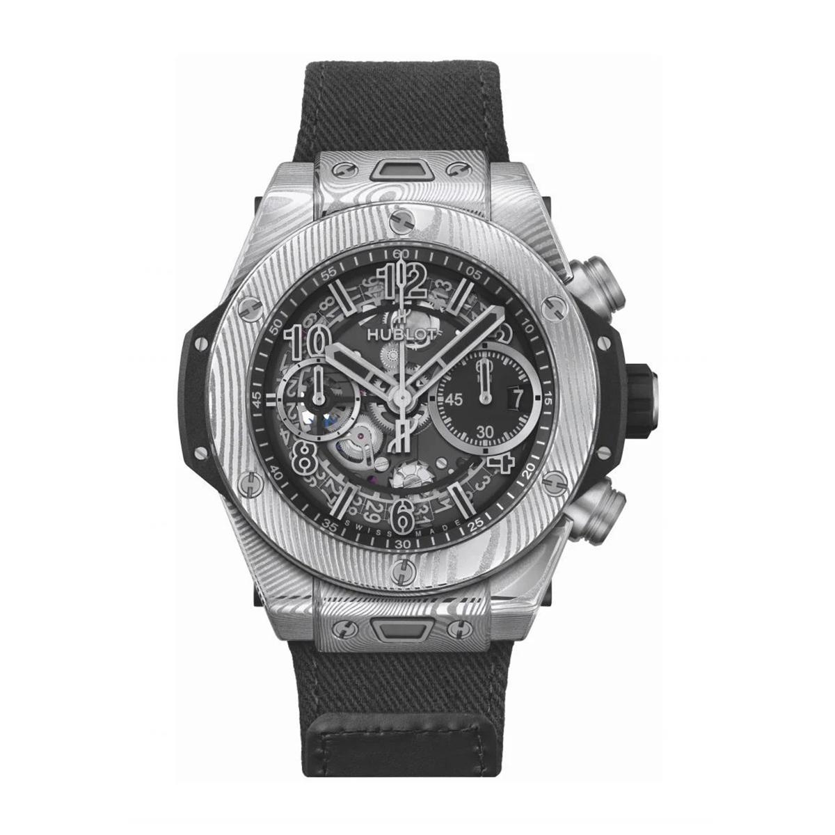 Đồng Hồ Hublot 441.Ds.1170.Nr.Gas22 Big Bang Skeleton Dial Nam Đen Bạc