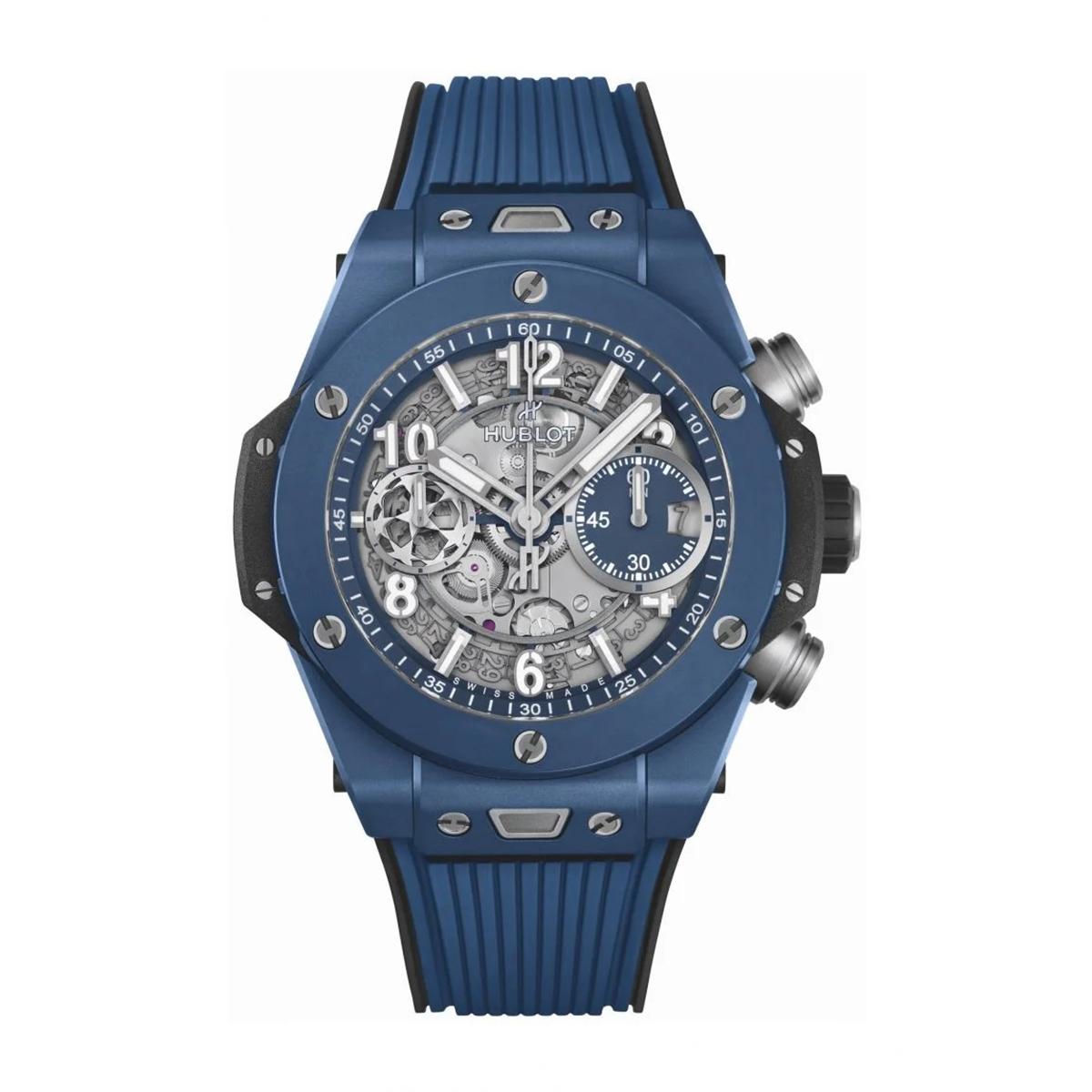 Đồng Hồ Hublot 441.Ex.5129.Rx.Ucl22 Big Bang Skeleton Dial Nam Xanh Dương