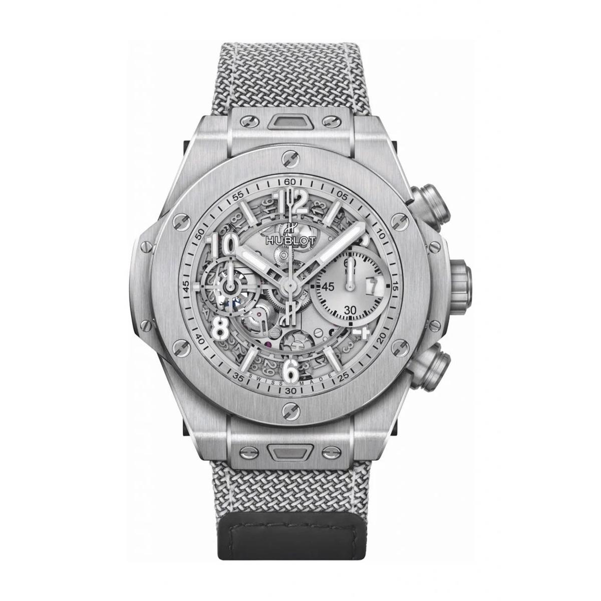 Đồng Hồ Hublot 441.Nx.4210.Rx.Hec22 Big Bang Skeleton Dial Nam Bạc